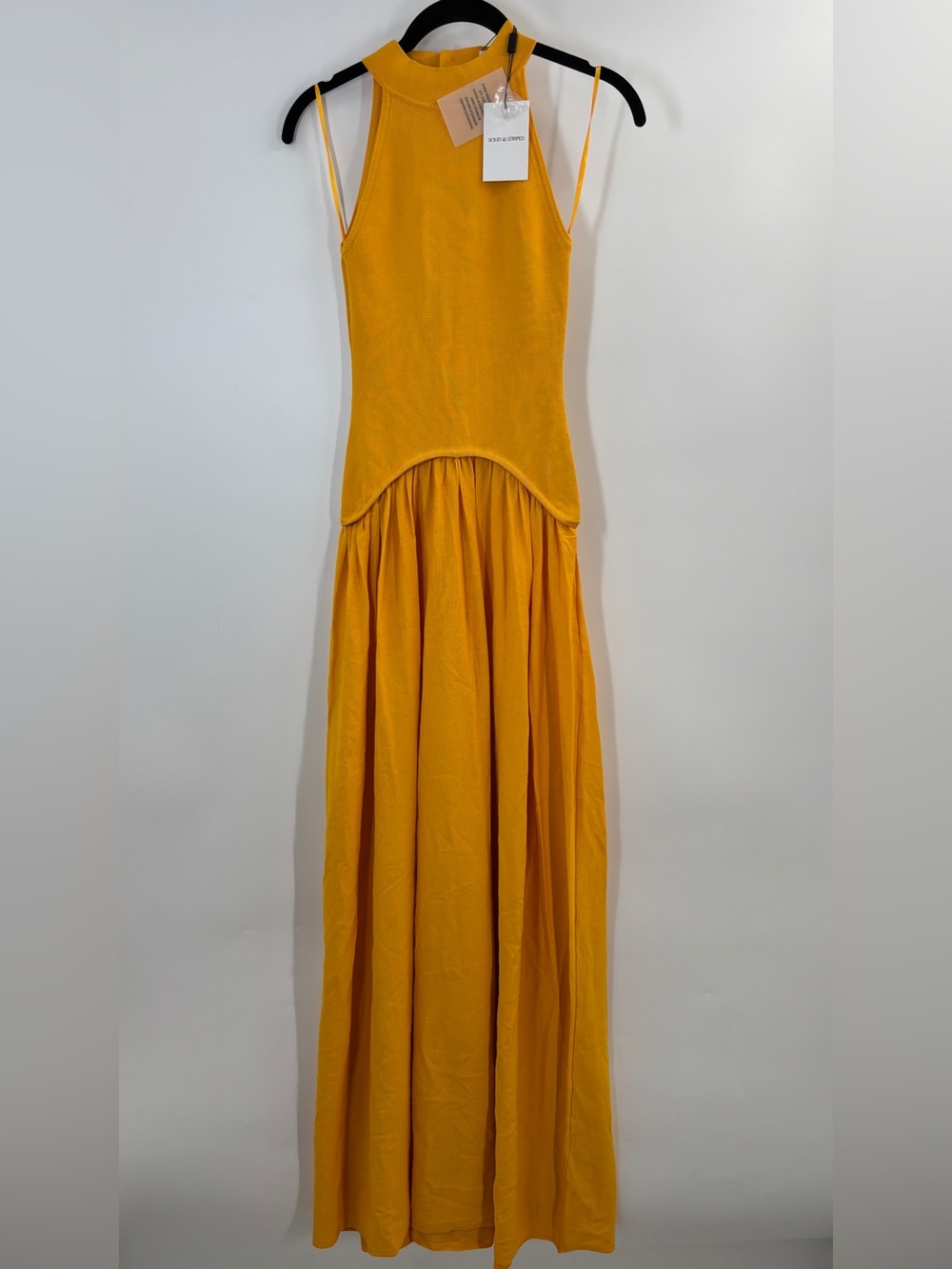 SOLID & STRIPED The Isola Dress in Pineapple - Picture 9 of 10